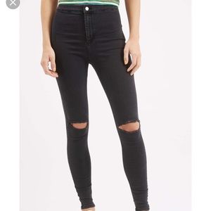 Topshop Ripped Joni jeans